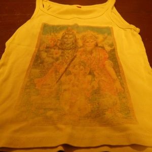 SHIVA PARVATI GANESH Vintage Yoga Tank